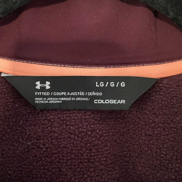 Under Armour Cold Gear Fleece Quarter Zip - Picture 4 of 6